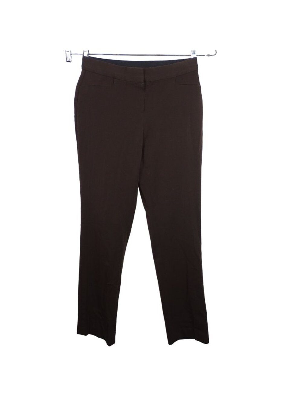 Rafaella Curvy Fit Brown Trousers Dress Pants Women Size 10 Straight Leg Office